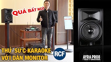 Thử Sức hát karaoke trên dòng Loa RCF Nhỏ mà có Võ quá bất ngờ!!