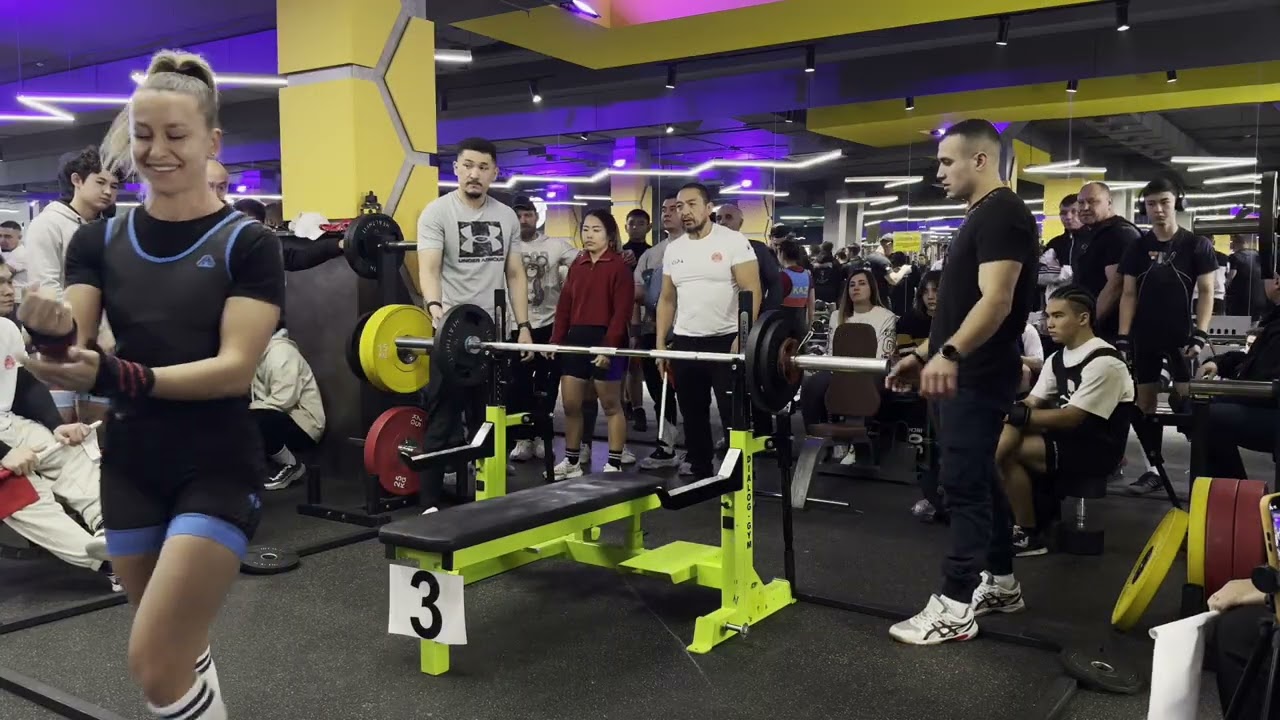 Турнир EURASIAN CHAMPIONSHIP 2025. Классический жим лежа. Юноши, Женщины 3 часть