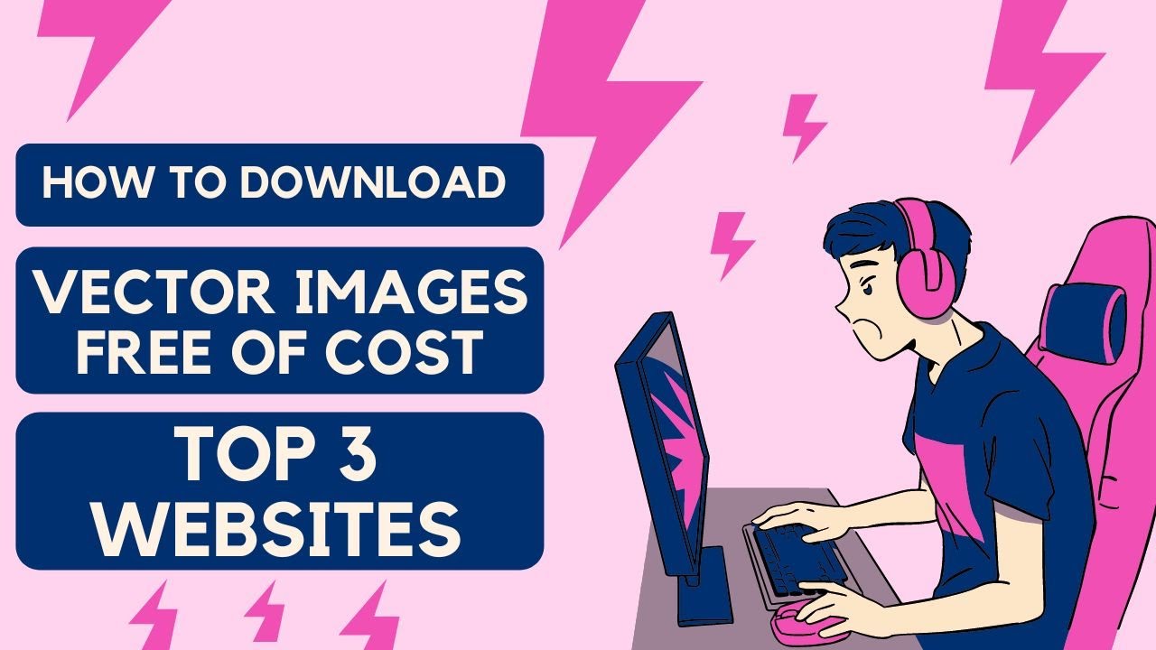 How to DOwnload vector images free of cost Top 3 Websites