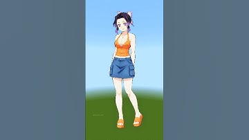 Demon Slayer Gender Swap 😳✨ Minecraft Pixel Art | Mitsuri • Obanai • Genya • Uzui