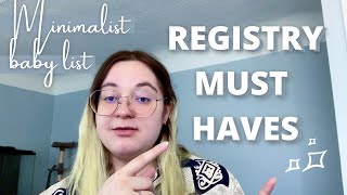 First time mom registry must haves | MINIMALIST BABY GEAR & EXTRAS