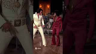 James Brown teaches Elvis “The Get Down”🕺🏾 #elvispresley #jamesbrown