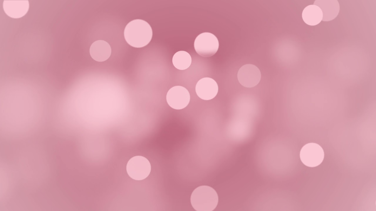 Pink Bokeh Overlay YouTube