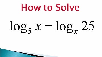 Solving a Logarithmic equation with variable in both argument and base of the log