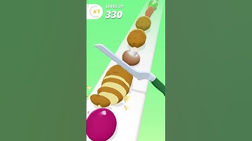 Perfect Slices Mobile Game | Satisfying Cutting ASMR. #shorts​​​​​ #games​​​​​ #viral​​​​​#PerfectSl