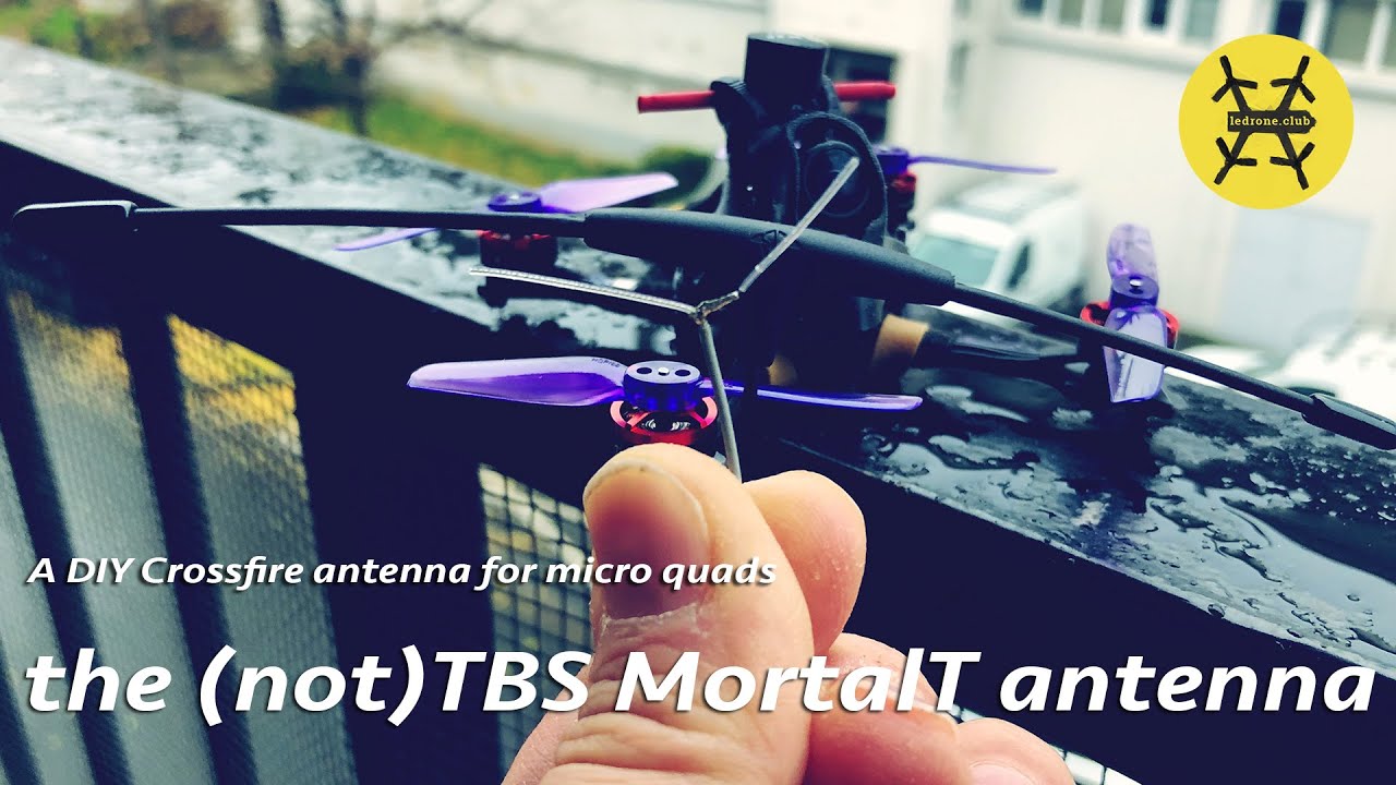 How to build the MortalT Crossfire antenna for micros & toothpicks
