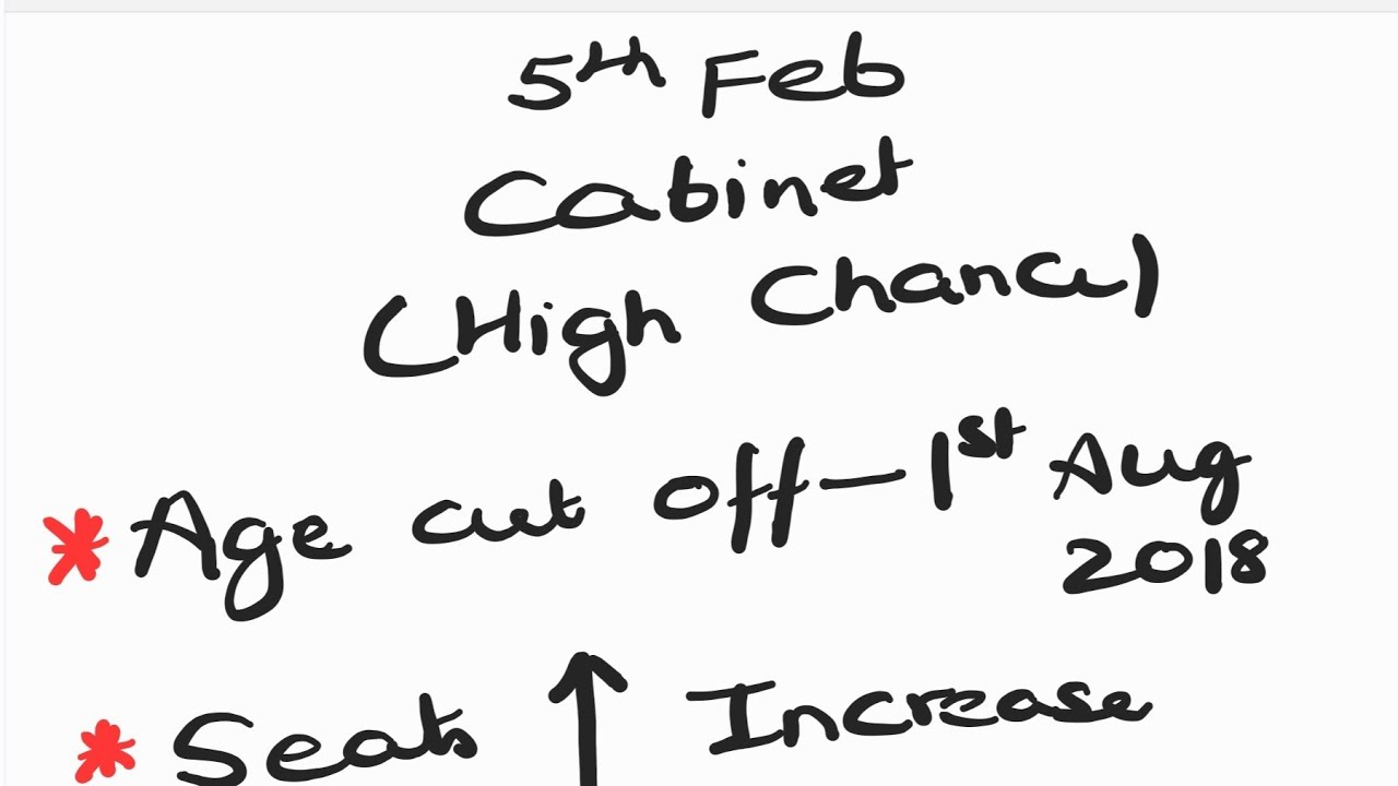 14th JPSC PT----5th FEB ---Cabinet High Chance ---Age Cut Off 1st Aug 2018 & Seats 