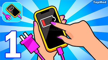 Recharge Please - Gameplay Walkthrough Part 1 Level 1-10 (iOS, Android)