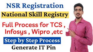 How To Apply For NATIONAL SKILL REGISTRY (NSR) | NSR Online Registration | NSR for Infosys TCS Wipro screenshot 4