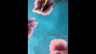 Painting Orchid By Renjitha Anoop