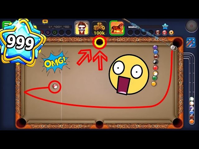 8Ball pool | First person to complete level 999 Walid Damoni | insane trick shots class=