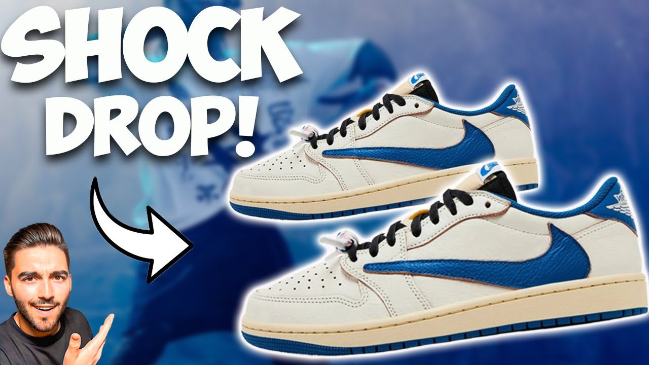 SHOCK DROP TRAVIS SCOTT JORDAN 1 LOW FRAGMENTS FINALLY GOING LIVE!
