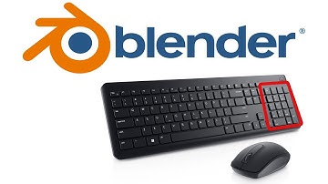 How to use Blender without Mouse and Numpad | [ Emulate numpad and 3 button mouse ]