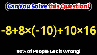 Can YOU Solve This Question That 90% Get WRONG?