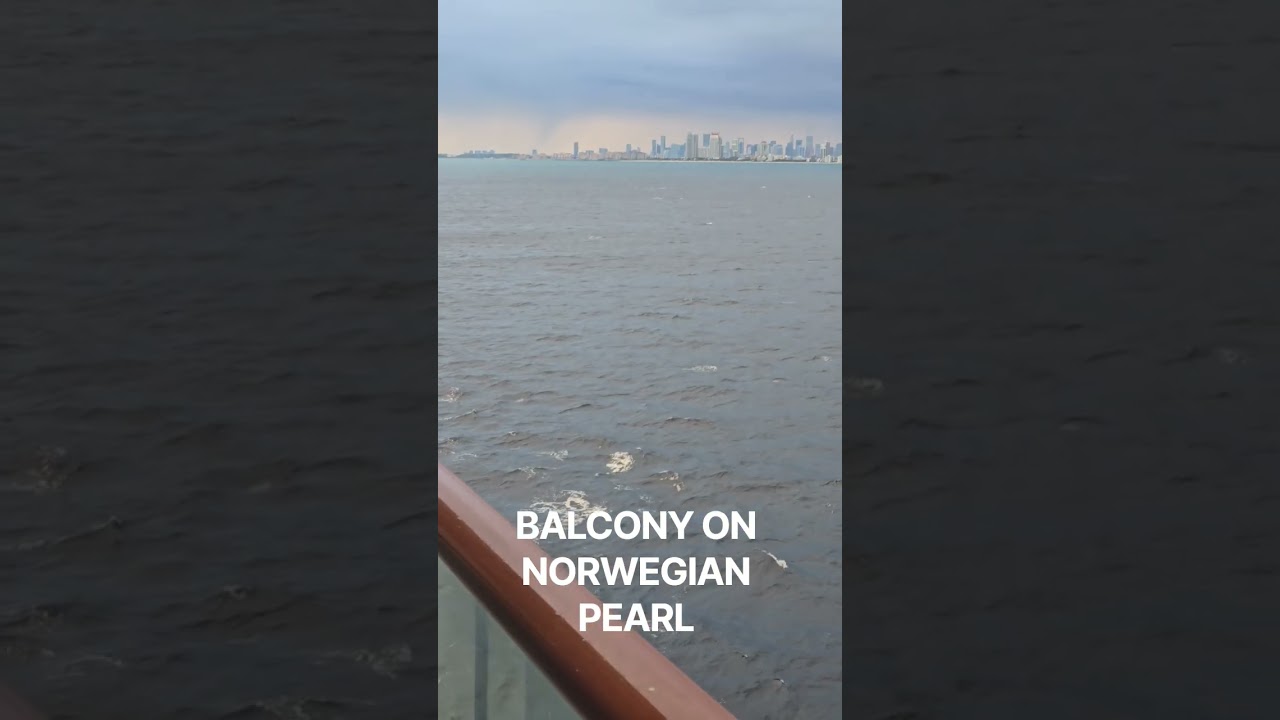 BALCONY ON NORWEGIAN PEARL
