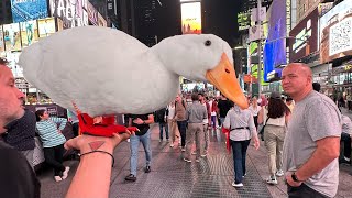 I took my duck to Time Square