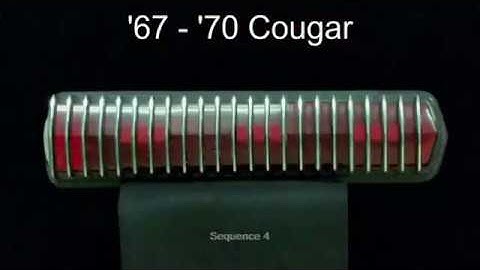 1967 - 70 Cougar Sequential LED Tail Lights by Easy Performance Products