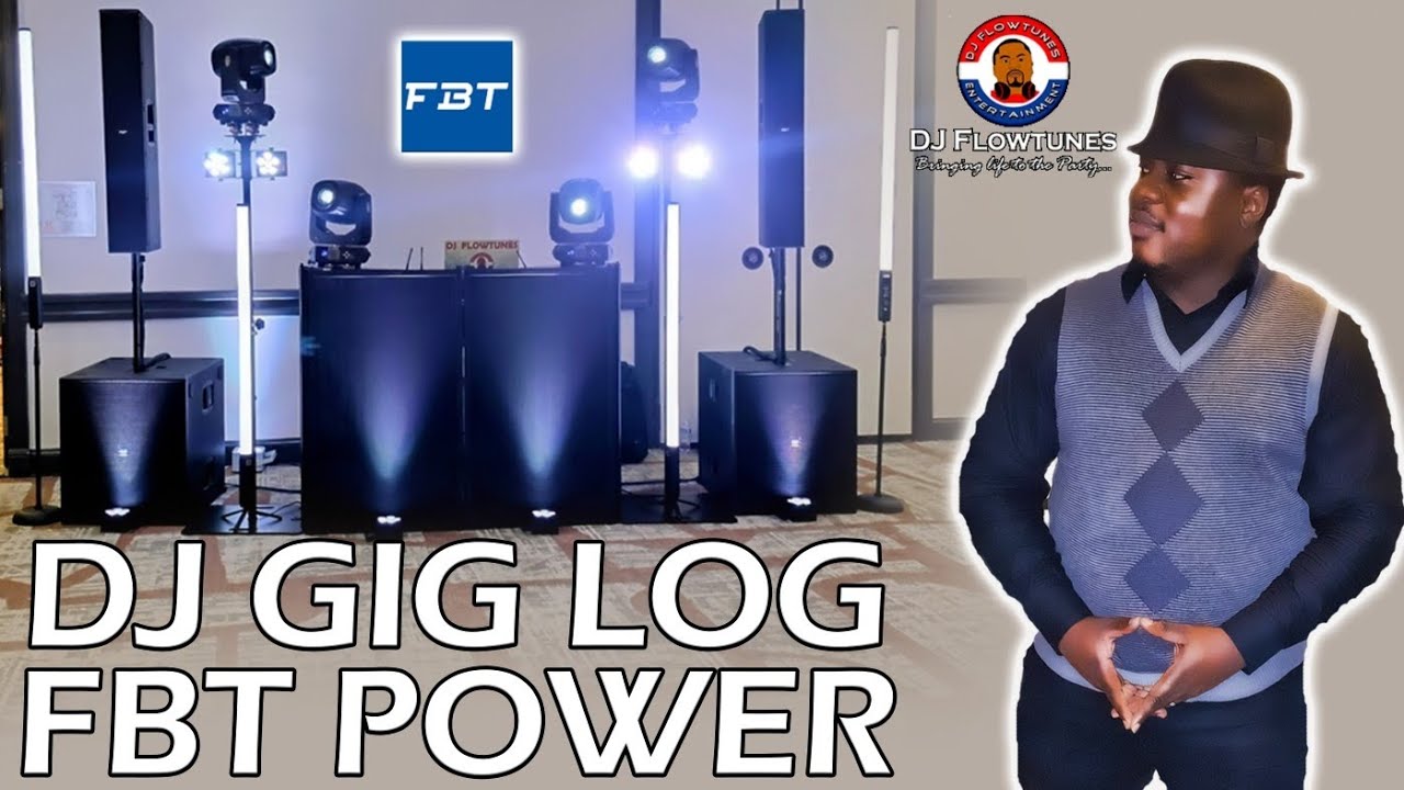 DJ GIG LOG: FBT Speakers Shaking the Ceiling 💪🏽💪🏽💪🏽