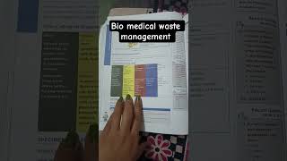 Topic - biomedical waste management #nursingtutor #bscnursing