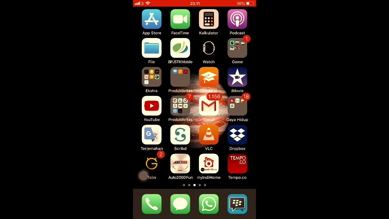 Tutorial Merekam Layar Di Iphone 7 Ios 12 1 Youtube