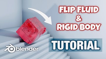 Falling Cube - FLIP FLUID & RIGID BODY Tutorial