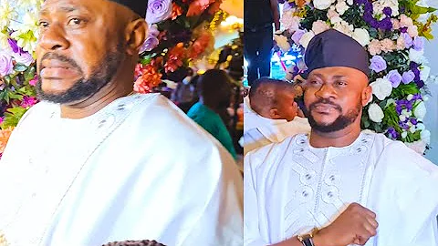 See How People Scream When They Saw Odunlade Adekola As Fans Mob Him At Lateef Adedimeji Wedding