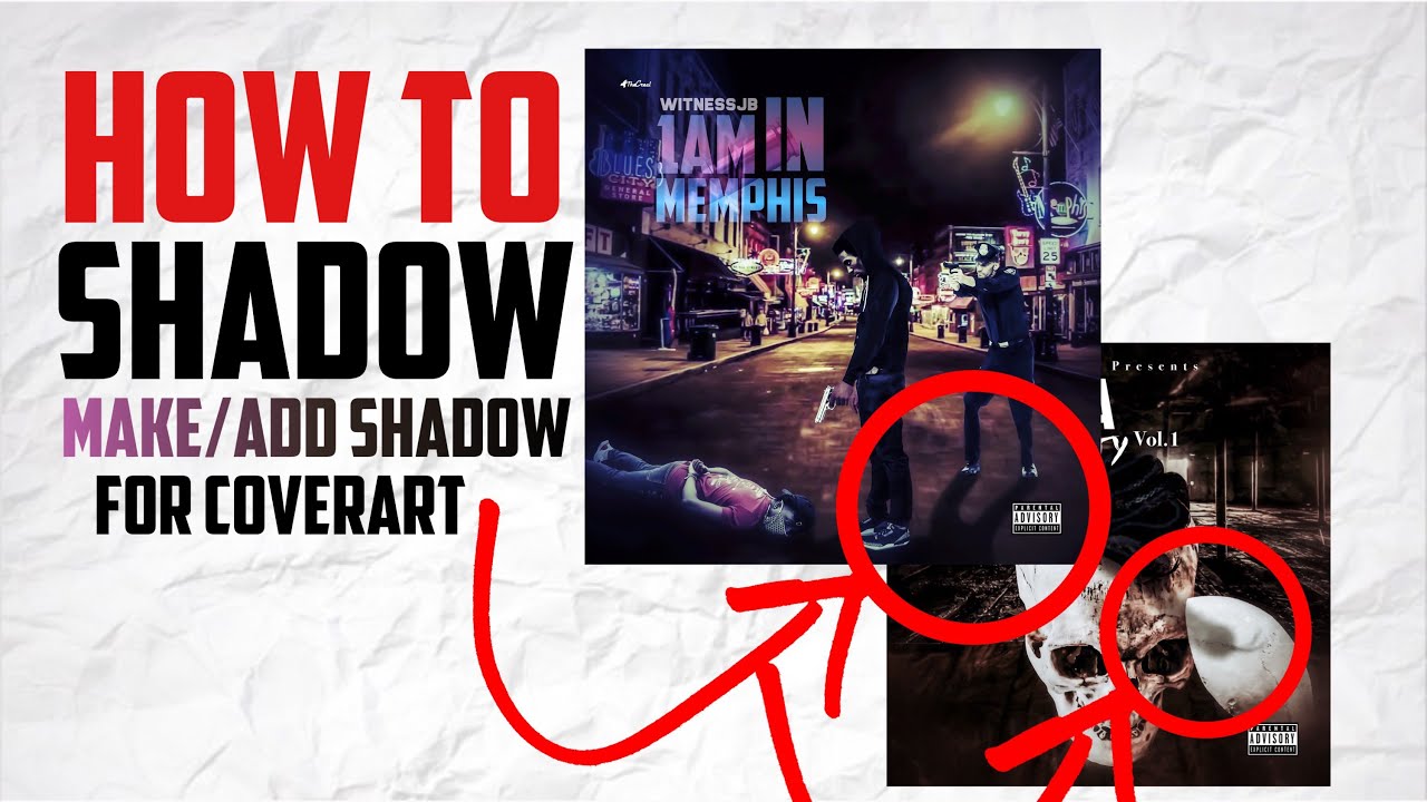 How to create/make shadow for cover art on iphone tips & tricks