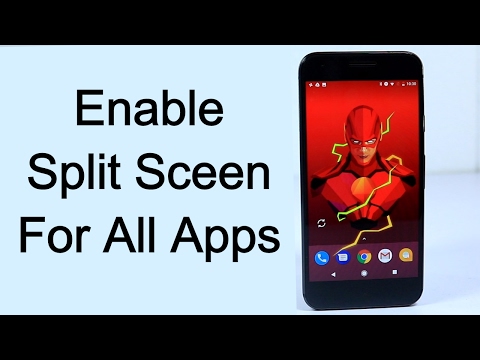 How to Enable Multi Window Feature for all Apps in Android 7 0 Nouget