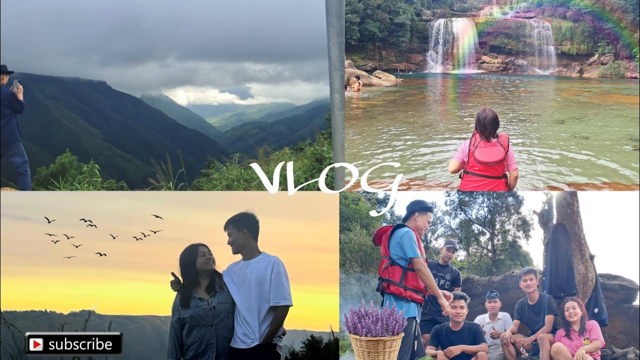 Exploring waterfall in cherrapunji 🎀❤️ lynksiar falls 