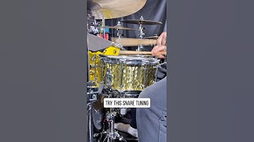 Try this snare tuning 🔥 #drums #drumcover #drummer #drumnotation #drumvideo #drumming