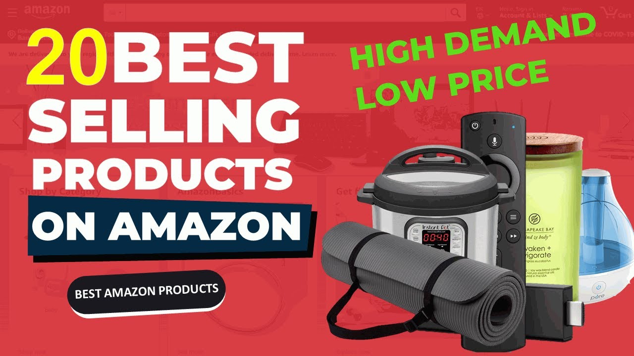 20 Best Selling Products on Amazon of High Demandable YouTube