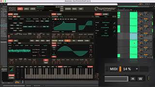 30 Instances of SynthMaster 2 running simultaneously (CPU %14)