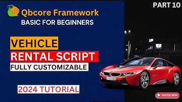 QBCore Framework - Vehicle Rental Script | QB-Rental Script | FiveM QBCore Vehicle Rental Script