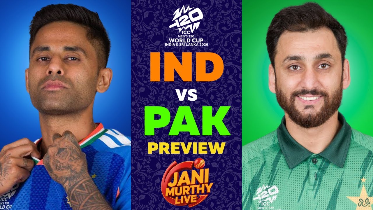 India vs Pakistan Match Preview | ICC T20 World Cup 2026 | Live with Jani🔴