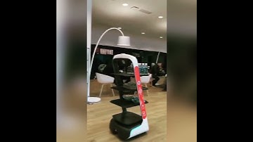 PuduBot serving at Mercedes.