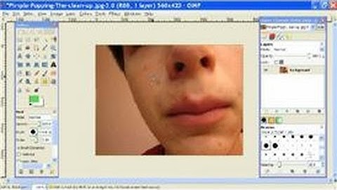 GIMP Tutorial : How to Fix Blemishes in GIMP