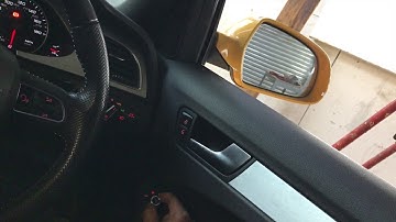 Audi A4 Power Folding Electric Mirrors Retrofitted