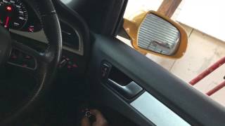Audi A4 Power Folding Electric Mirrors Retrofitted