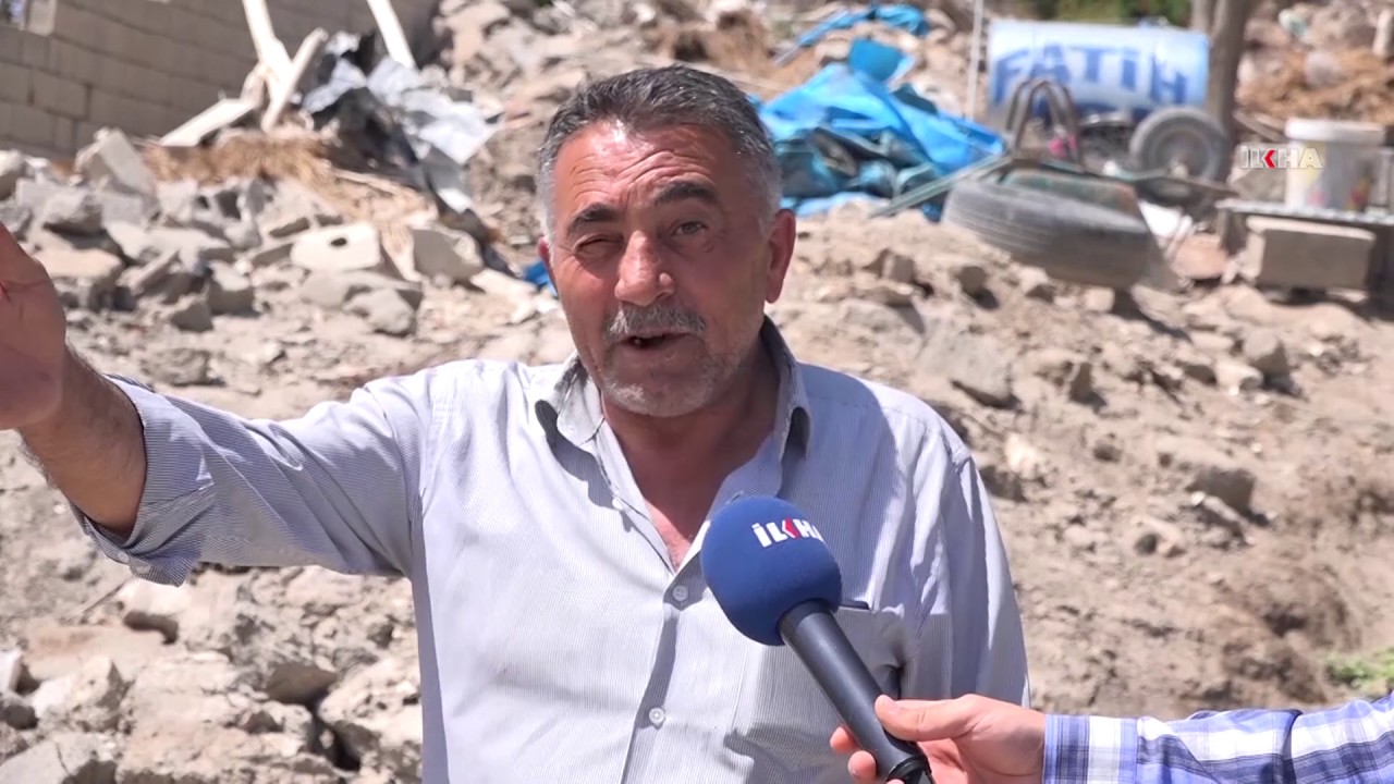 “They left us alone after destroyed houses”