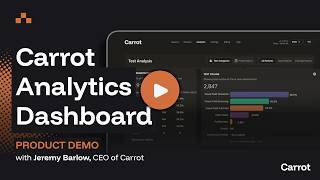 Carrot Analytics Dashboard Demo | Eye Care Performance & Diagnostic Insights
