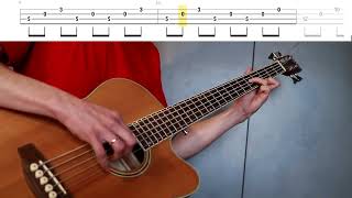 Wrote This Riff On Guitar, But On Bass It Sounds Cooler w/ Tabs