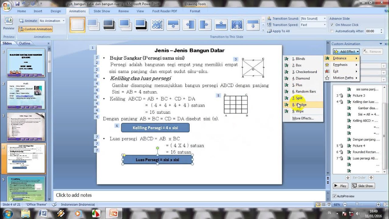 Video cara  membuat animasi  pada ppt  YouTube