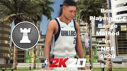 THIS HERE IS THE BEST PLAYMAKING BADGE METHOD FOR NBA 2K20 IN JULY 2021
