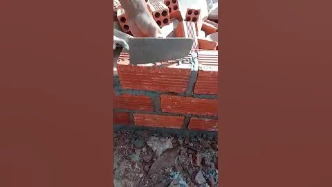 20.How To Lay Bricks For Beginners Using a line🥰🥰🧱🧱🧱🧱🧱 #reals #bricks #tricks #videos
