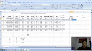 TUTORIAL MEMBUAT DAFTAR NILAI AKHIR MAHASISWA MENGGUNAKAN MS.EXCEL 2007
