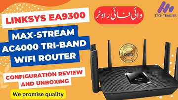 Linksys EA9300 Max-Stream AC4000 Tri-Band WiFi Router Review|Fast Speeds Advanced Security Features