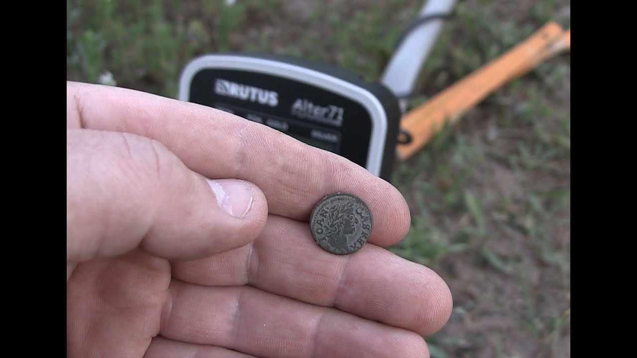 Rutus Alter 71 -Test głębokości -Szeląg ( Boratynka ) zakopana pod kątem