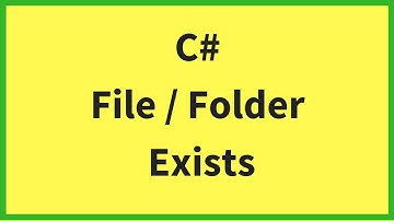 C# - How To Check If A File / Directory Exists Or Not Using C# In Visual Studio [ with source code ]