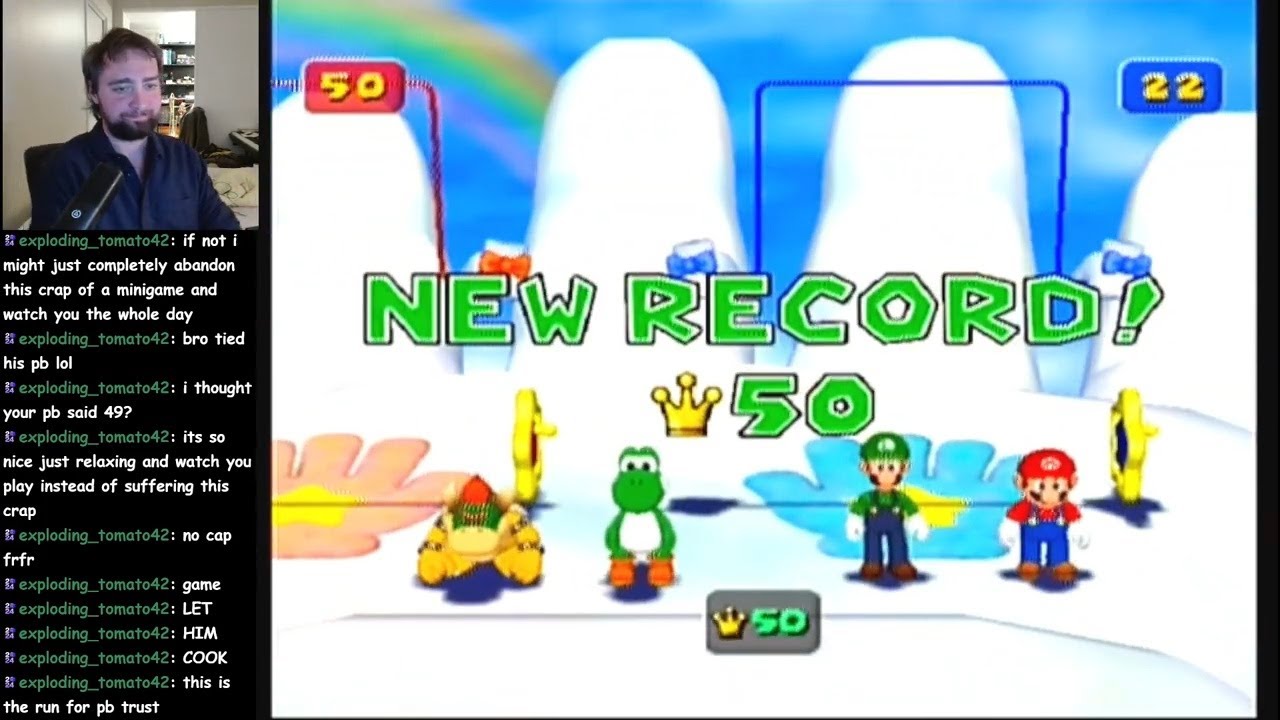 [World Record] Handy Hoppers 50 - Mario Party 5 [PAL] - YouTube