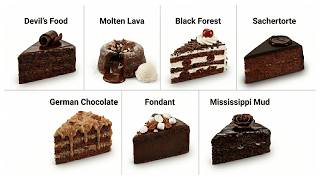 All Chocolate Cakes Explained